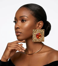 Load image into Gallery viewer, Squared Away - Statement Earrings
