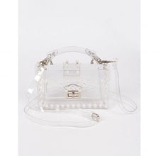Load image into Gallery viewer, Clearly Pearled Out - Clutch Bag
