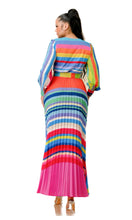 Load image into Gallery viewer, Colors Captured - Pleated Maxi Dress
