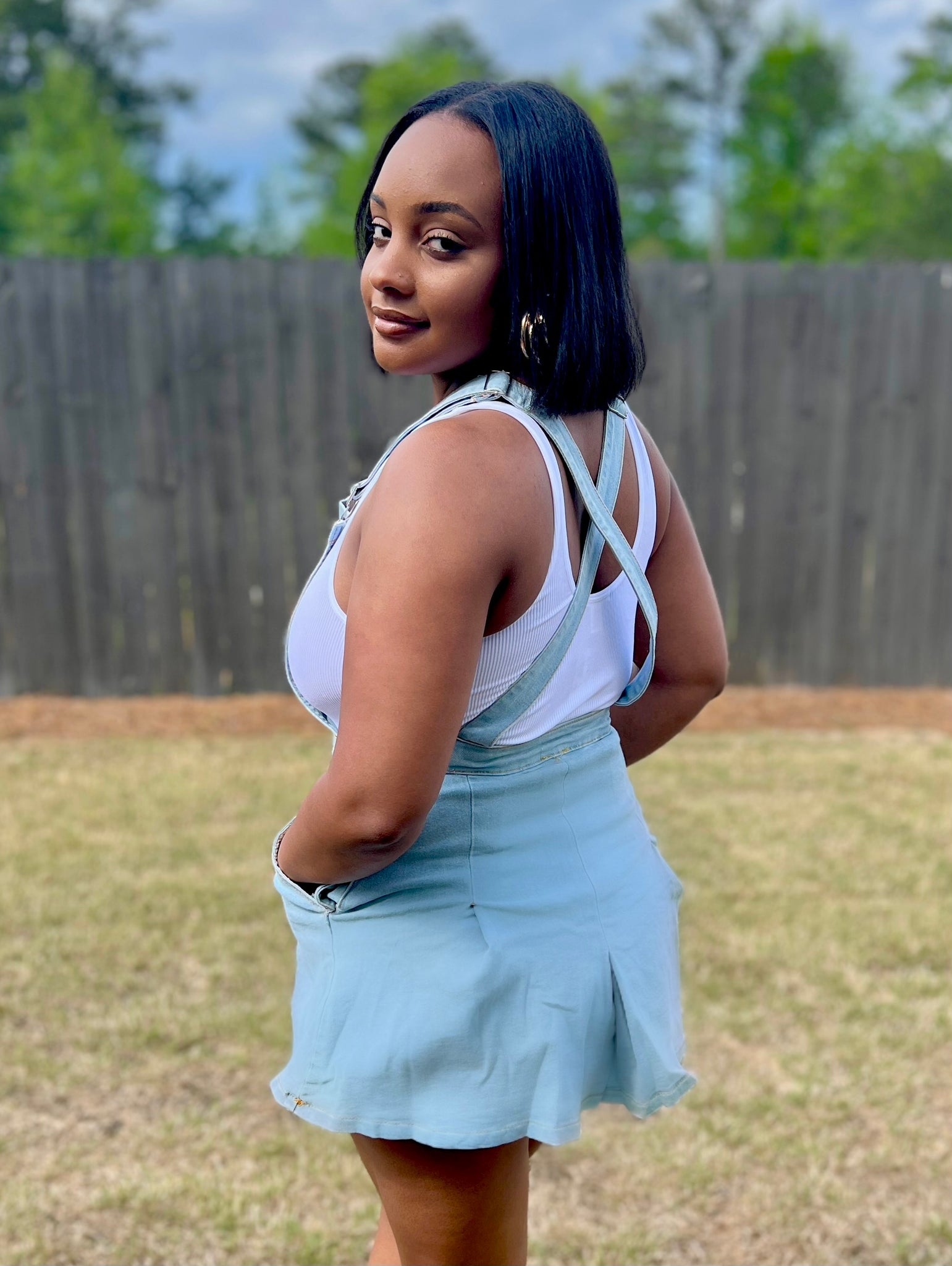 casual overall dress How To Style an Overall Dress