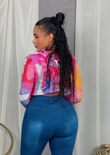 Load image into Gallery viewer, Cotton Candy - Ruffle Mesh Top
