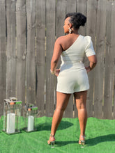 Load image into Gallery viewer, Keep ‘em Talking - One Shoulder Romper
