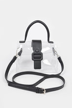 Load image into Gallery viewer, Transparent Clutch Bag w/ Crossbody Strap
