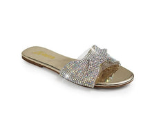 Load image into Gallery viewer, Rhinestone/Clear Sandals
