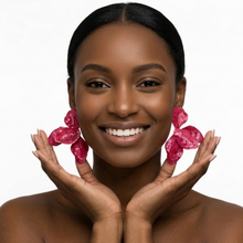 Load image into Gallery viewer, Marble Leaf - Statement Earrings
