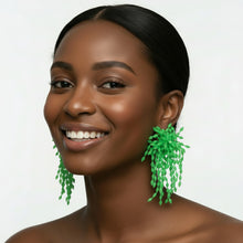 Load image into Gallery viewer, Beaded Perfection - Statement Earrings
