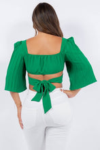 Load image into Gallery viewer, Worth It - Pleated Sleeve Top
