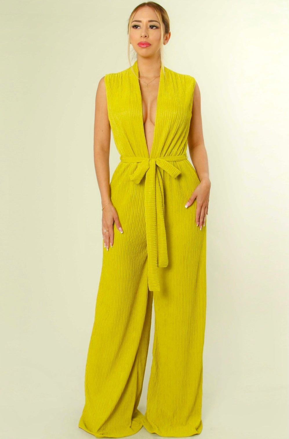 Show Me Off - Plisse Jumpsuit