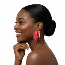 Load image into Gallery viewer, Leaf Love - Statement Earrings
