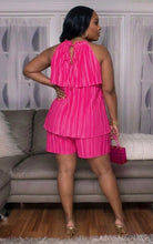 Load image into Gallery viewer, Bright and Pleated Romper - Plus
