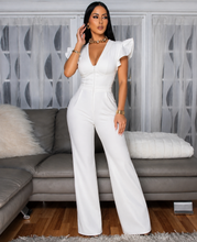 Load image into Gallery viewer, Been Like This - Ruffle Shoulder Jumpsuit
