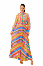 Load image into Gallery viewer, Sophisticated Lady - Pleated Maxi Dress
