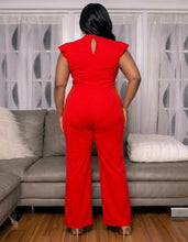Load image into Gallery viewer, Tantalize Me - Red Jumpsuit
