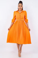 Load image into Gallery viewer, Oh So Chic - Pleated Dress
