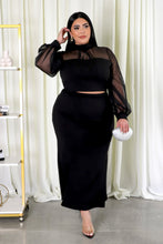 Load image into Gallery viewer, Get Into The Glamour - Skirt Set Plus
