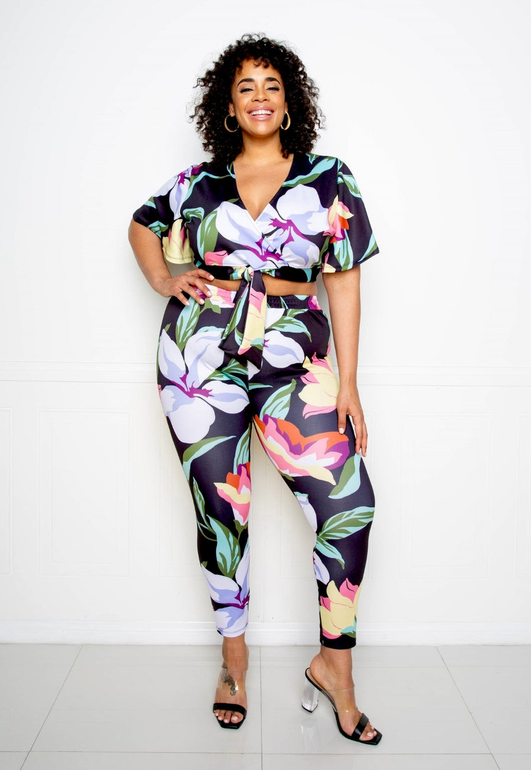 Floral Fiesta - Plus Pant Set