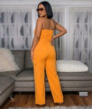 Load image into Gallery viewer, Orange Orchid - Jumpsuit
