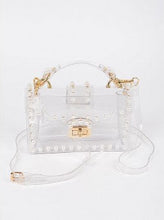 Load image into Gallery viewer, Clearly Pearled Out - Clutch Bag
