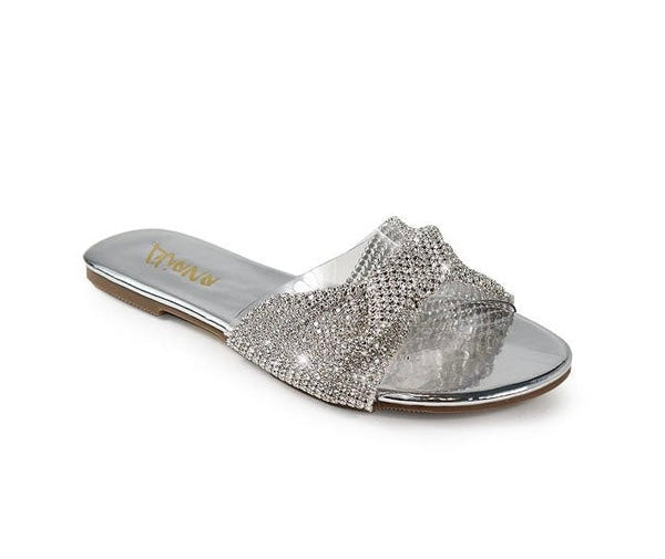 Rhinestone/Clear Sandals