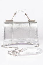 Load image into Gallery viewer, Metallic Clutch Bag w/ Chain
