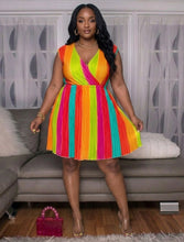 Load image into Gallery viewer, That’s So Rainbow - Plus Dress
