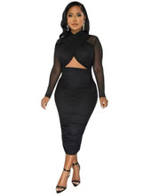 Load image into Gallery viewer, Revenge Dress - Black Open Dress
