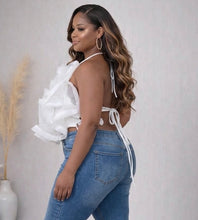 Load image into Gallery viewer, Unique Flare - Rose Organza Plus Size Top
