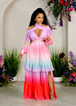 Load image into Gallery viewer, Trip To Paradise - Ombré Open Back Maxi Dress
