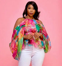 Load image into Gallery viewer, Something Wonderful - Drape Sleeve Plus Size Top
