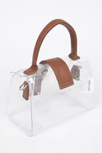 Load image into Gallery viewer, Transparent Clutch Bag w/ Crossbody Strap
