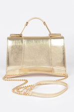 Load image into Gallery viewer, Metallic Clutch Bag w/ Chain
