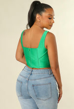 Load image into Gallery viewer, Pure Satisfaction - Emerald Crop Top
