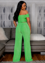 Load image into Gallery viewer, Take Me Higher - Plisse Two Piece Set
