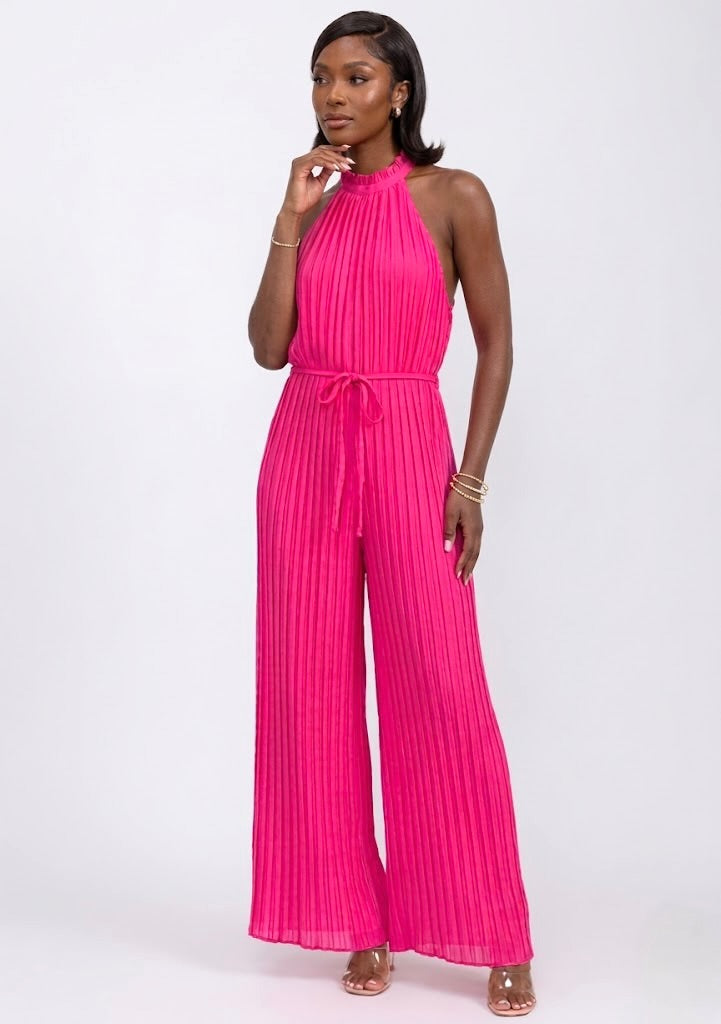Hopeless Romantic - Pleated Jumpsuit – Shoe Essence BVI
