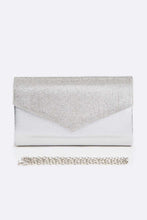 Load image into Gallery viewer, Satin Rhinestone Evening Clutch
