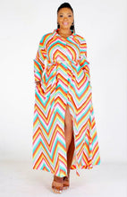 Load image into Gallery viewer, Like Candy - Chevron Maxi Dress
