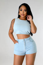 Load image into Gallery viewer, Deal Breaker - Two Piece Denim Set
