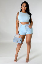 Load image into Gallery viewer, Deal Breaker - Two Piece Denim Set
