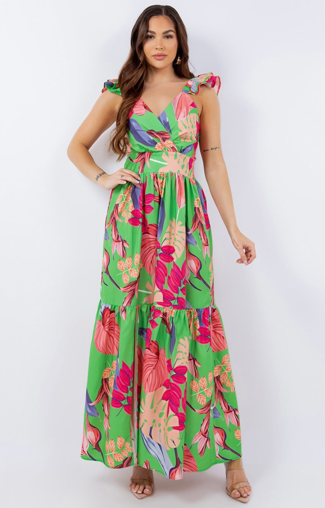 One Chance - Floral Maxi Dress