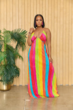 Load image into Gallery viewer, Something About Rainbows - Open Back Maxi Dress
