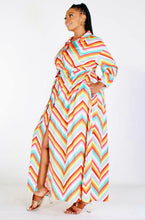 Load image into Gallery viewer, Like Candy - Chevron Maxi Dress
