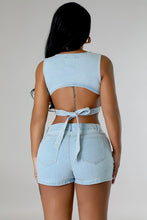 Load image into Gallery viewer, Deal Breaker - Two Piece Denim Set
