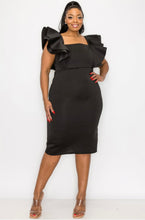 Load image into Gallery viewer, Beyond Beautiful - Ruffle Sleeve Dress
