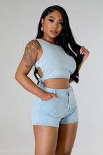 Load image into Gallery viewer, Deal Breaker - Two Piece Denim Set
