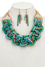 Load image into Gallery viewer, Braided Necklace Set
