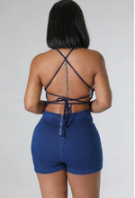 Load image into Gallery viewer, Never Pressed - Denim Romper
