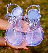 Load image into Gallery viewer, Gemstone Jelly Sandals
