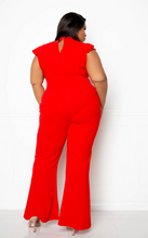 Load image into Gallery viewer, Tantalize Me - Red Jumpsuit
