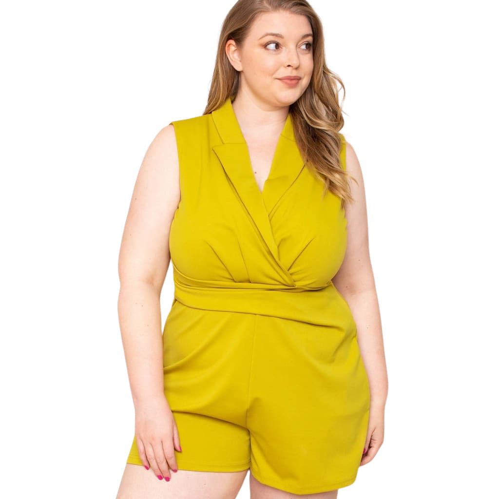 Night Shift Romper - Plus