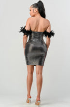 Load image into Gallery viewer, Metallic Moments - Silver Dress
